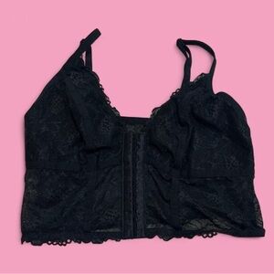 Elegant Black Lace Bralette